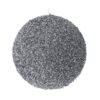 Silver Glitter Foam Bauble 15
