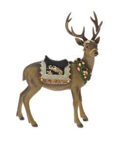 Brown Resin Deer 30X14X40