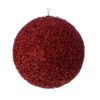 Red Glitter Foam Bauble 15
