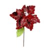 98Cm Red Poinsettia Snow Leaf 98Cm Red Poinsettia Snow Leaf