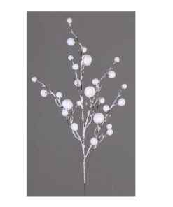 91Cm White Spray W/White Balls