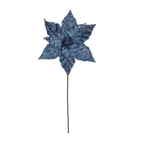 50Cm Branch Glittered Flower 50Cm Branch Glittered Flower