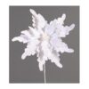 50Cm Branch W/White Flower