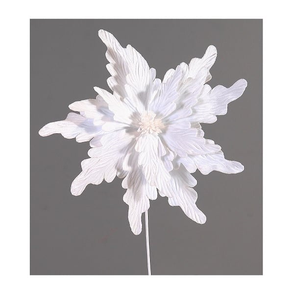 50Cm Branch W/White Flower 50Cm Branch W/White Flower