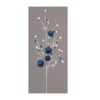 78Cm Silver Branch Blue Balls