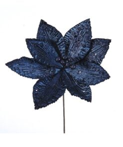 71Cm Blue Poinsettia