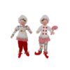 2Asst 45Cm Hanging Elves