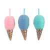 2Asst 15Cm Glass Ice Cream