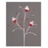 82 Branch Glitter Red & White