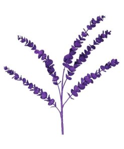 85Cm Purple Glittered Branch