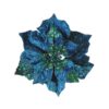 25 Peacock Poinsetia W/Clip