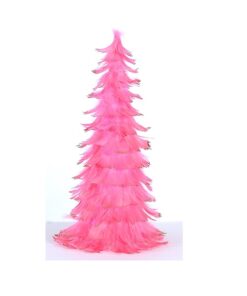 42 Paper Pink Feather Cone