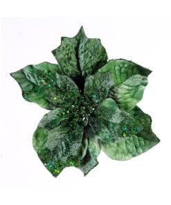 25 Chartreuse Poinsetia W/Clip