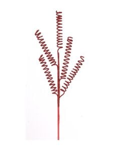 74Cm Branch Spring Leaves Red