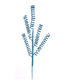 74Cm Branch W/Spring Leaves Bl