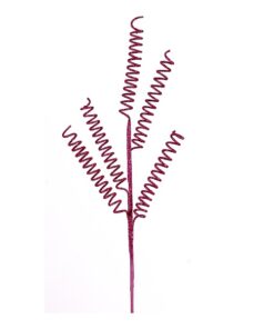 74 Branch Spring Leaves Fuchia