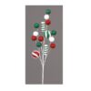 69 Branch Red-White-Green Ball