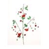 76Cm Green Spray W/Red Flowers 76Cm Green Spray W/Red Flowers