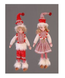 2Asst 46Cm Hanging Boy & Girl