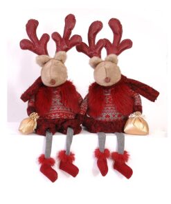 2Asst 41Ed Moosehanging Orn