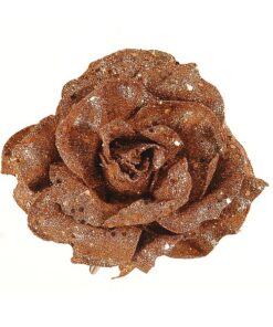 14Cm Copper Fabric Flower