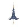 17 Plastic Blue Bouquet Orn
