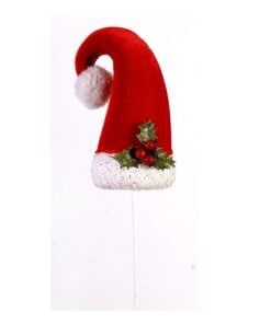 71Cm Stick W/Santa Claus Cap