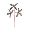 45Cm Goldsage Dragonfly Branch