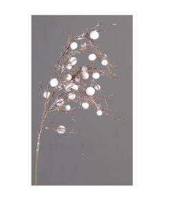 60 Golden Spray White Berries