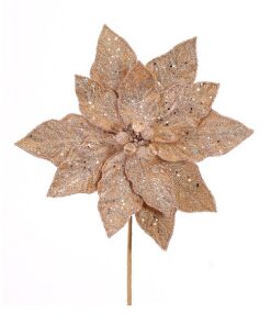 50Cm Champagne Poinsetia