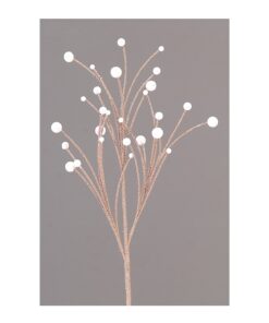 66 Champagne Gold Branch White