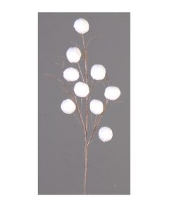 81Cm Golden Spray W/White Ball