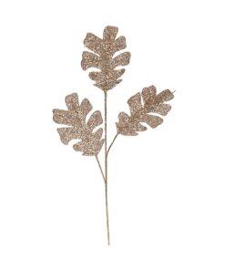 77;5Cm Gold Spray W/Leaves