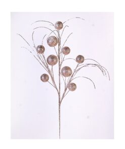 78Cm Golden Spray W/Gold Balls