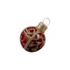 20Cm Red Table Top Bauble