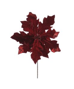 36Cm Red Poinsettia
