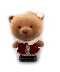 31Cm Red Bear Sitting