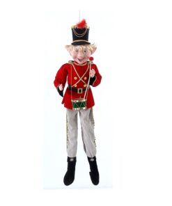 120Cm Red/Black Hanging Elf