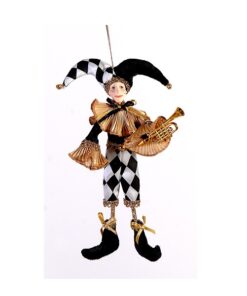 25 Blck/White/Gold Elf Trumpet