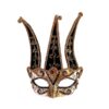 28Cm Gold/Black Half Mask 28Cm Gold/Black Half Mask