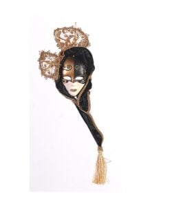 38Xm Black/Gold Lady Mask