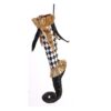 43 Blak/White/Gold Jester Boot