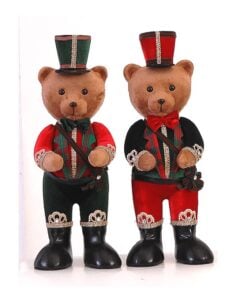 2Asst 60Cm Brown Bear W/Hat