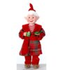 30Cm Standing Elf W/Coffee