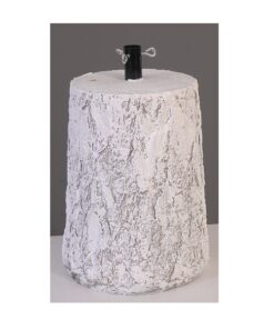 26X40Cm White Wooden Tree Base