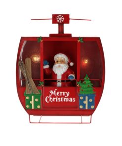 Santa Car Metal 46X17 Led-Mult