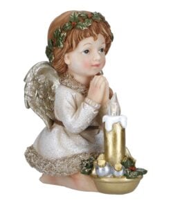 Angel+Led Candle 105X145X185