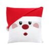 Cushion Santa 45X45Cm--Red/Whi