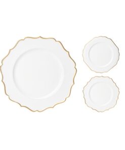 Plate 33Cm Antique Finish 2Ass
