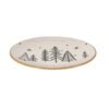 Plate Xmas Tree 24Cm